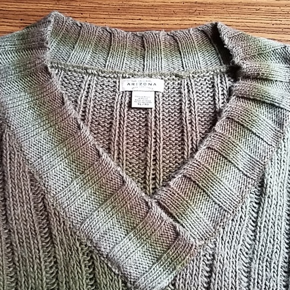 Vintage Y2K Arizona Ombre V-Neck Sweater Size XL - Picture 3 of 6